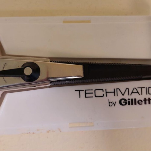 Gillete Techmatic used vintage collectible razor from the 70s