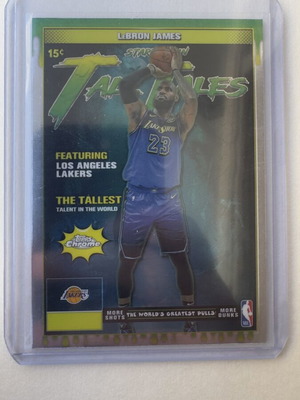 LeBron James Lakers Tall Tales Topps Chrome 2025 card like new