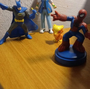 Φιγούρες Batman/ Spiderman /Ash Ketchum Tomy