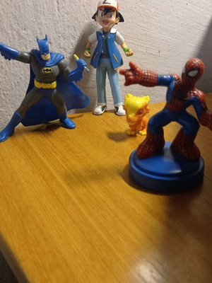 Φιγούρες Batman/ Spiderman /Ash Ketchum Tomy