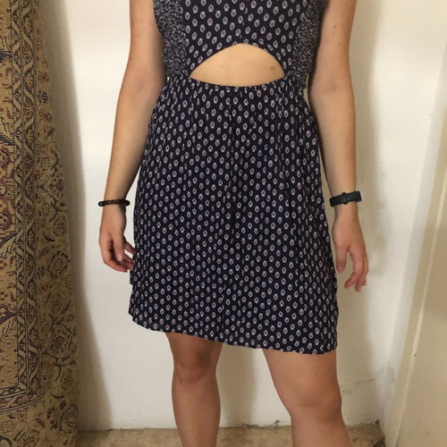 Strapless dress used, blue, size S/M