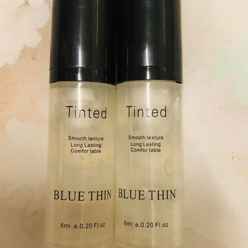 Set of 2 Blue Thin Tinted Face Primers used, 6 ml each