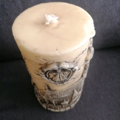 Handmade sculpted candle used with Munich Cathedral of the Virgin Mary