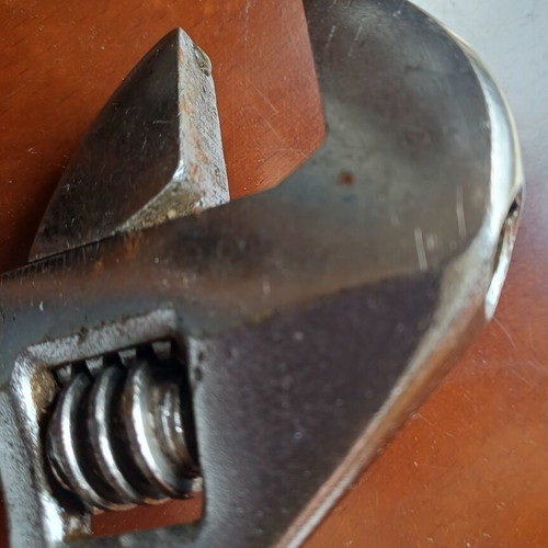 Pastorino adjustable wrench used 250mm vintage, Chrome Vanadium