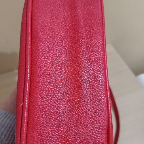 Harvey Miller shoulder bag like new, white and red