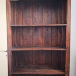 Bookcase handmade, solid wood, Indian style, used