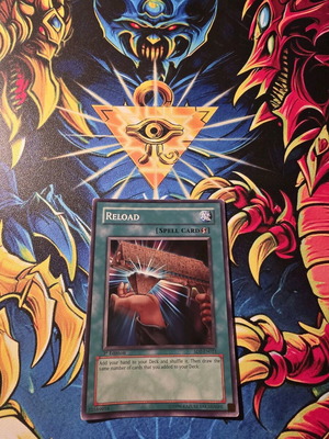 Reload 1st edition used Yu-Gi-Oh! card