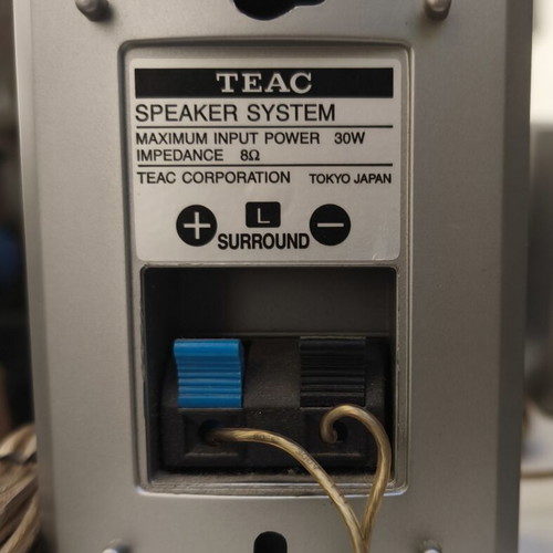Teac speaker set used with some wear
