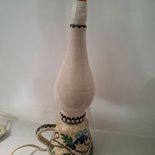 Vaniou ceramic lamp like new, height 34 cm