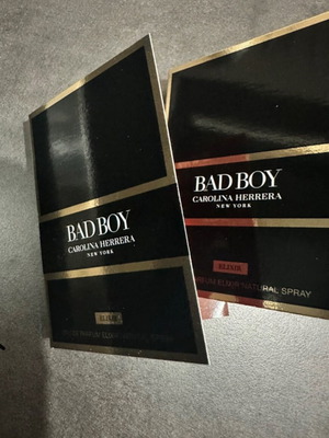 Carolina Herrera Bad Boy Elixir 2x1.5ml new