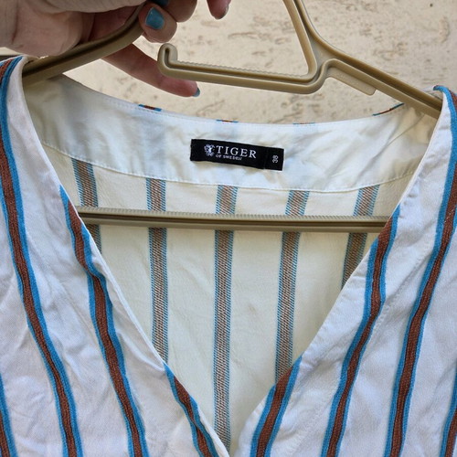 Tiger of Sweden striped blouse like new, size M, viscose blend