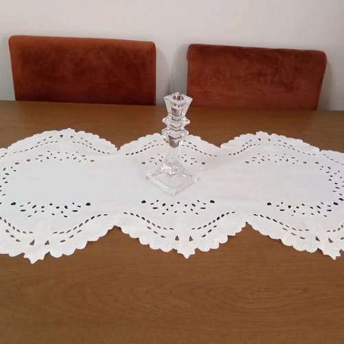 Embroidery set 3pcs white new
