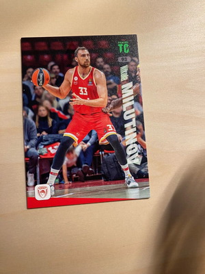 Nikola Milutinov Panini Euroleague 2025 Official Trading Cards new