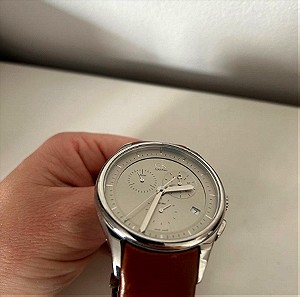 Ρολόι Calvin Klein unisex καφέ δερμάτινο λουράκι θέλει μπαταρία