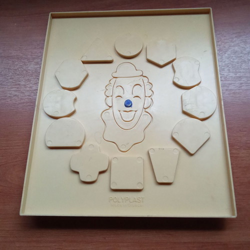 Polyplast collectible game Learn the Time used, 1980s