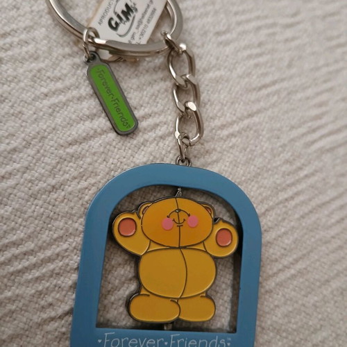 Forever Friends vintage keychain new, multicolor