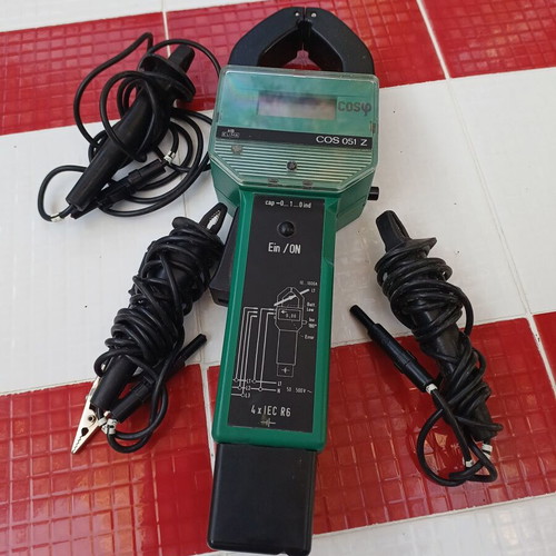 Power Factor Meter COS 051 Z HB ELIMA like new, made in Germany