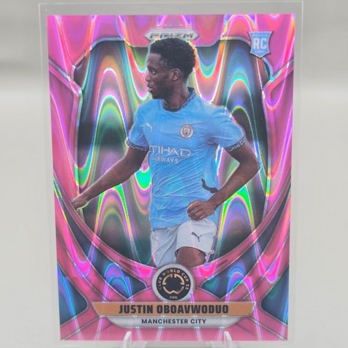 2025 Panini Prizm FIFA Club World Cup Justin Obawoduo Pink Prizm card #138