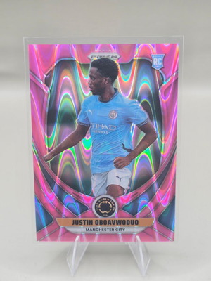 2025 Panini Prizm FIFA Club World Cup Justin Obawoduo Pink Prizm card #138