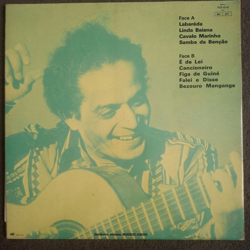 Baden Powell Canta Vinícius De Moraes E Paolo César Pinheiro vinyl record used