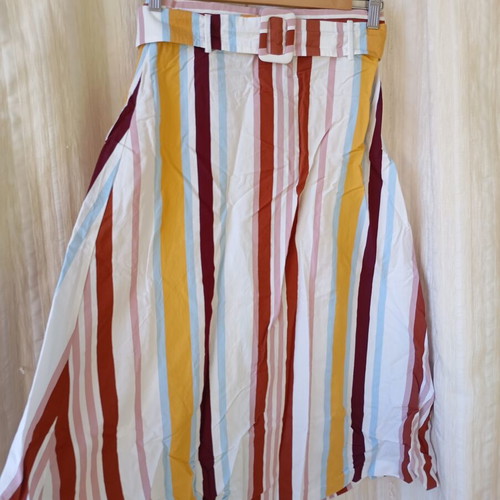Zara striped skirt like new, multicolor, size M
