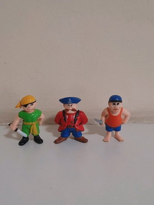 Σετ 3 φιγούρες πειρατές Soma '90s σαν καινούργιο