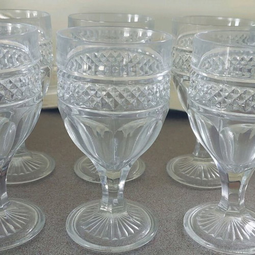 Vintage glassware like new, set of 6 glasses