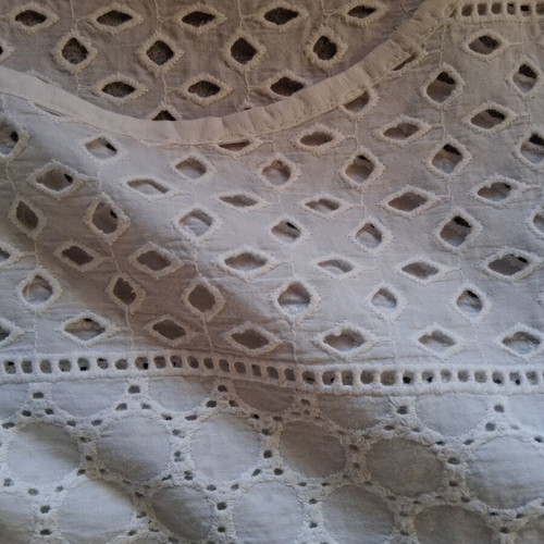 BSB Transparent Top with Lace like new, white, size M