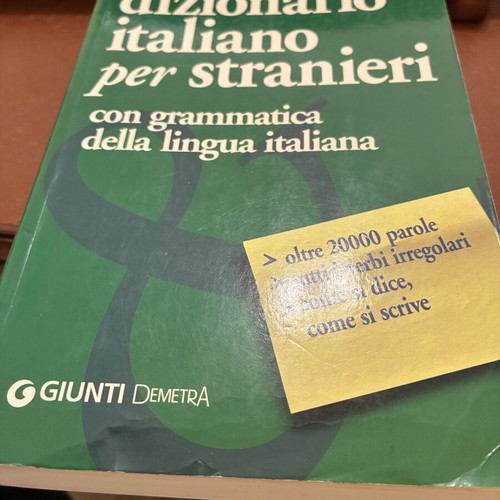 Italian books used, set of 10