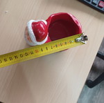 Christmas ceramic planter used