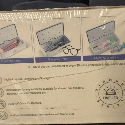 Sterilizer for objects new, sealed