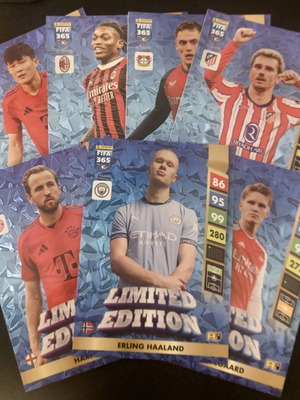 Panini Fifa 365 Adrenalyn XL 2025 Limited Edition XXL cards new, large size