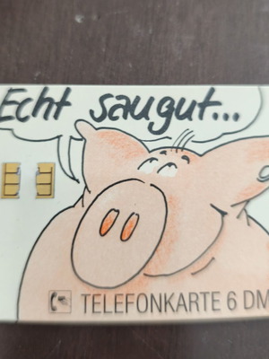 German phone card used