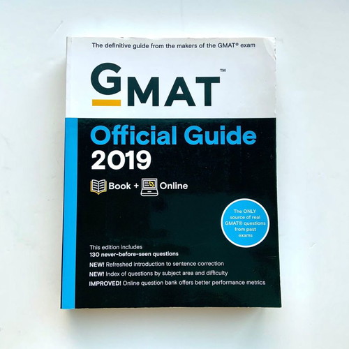 GMAT Official Guide 2019 and Official Guide Verbal Review 2019 new