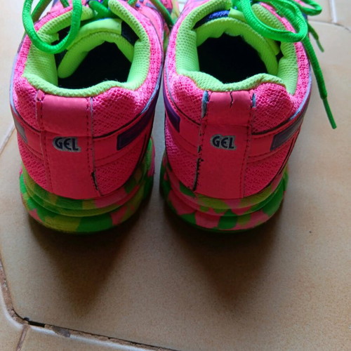 Asics Gel-Xalion athletic shoe used, size 40, pink