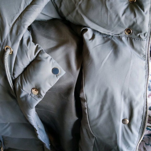 Zara sleeveless jacket like new, khaki with hood XL