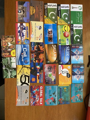 Phone cards like new, set of 27 different