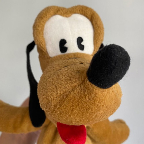 Disney Pluto vintage plush beanbag toy 1997 used