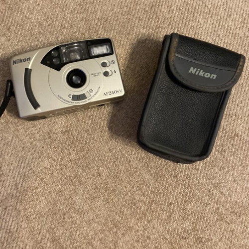 Nikon AF240SV 28mm film camera, vintage point and shoot