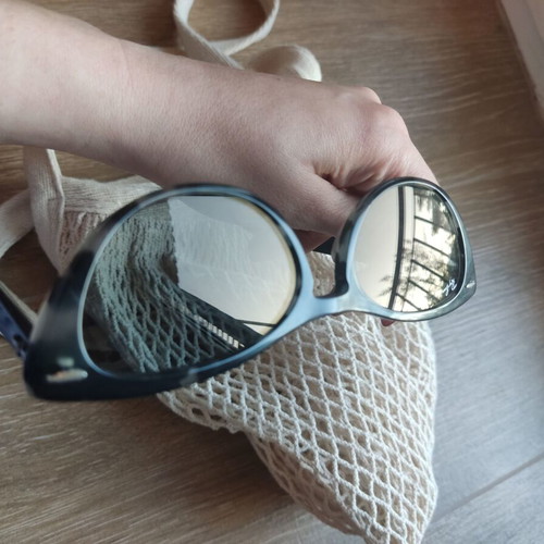 Ray-Ban Nina grey havana cat eye sunglasses used
