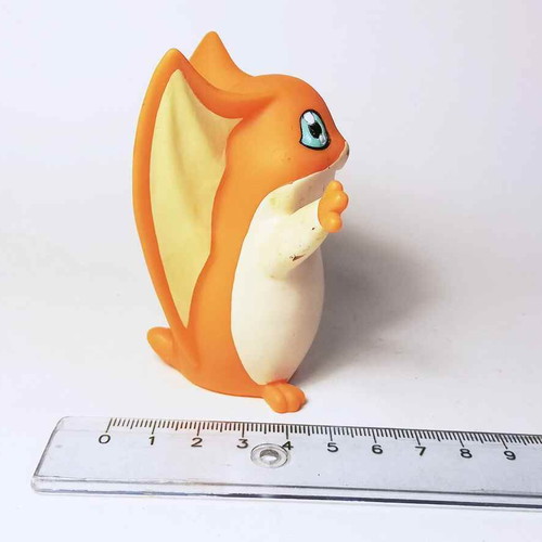 Patamon Digimon figure used, hollow plastic