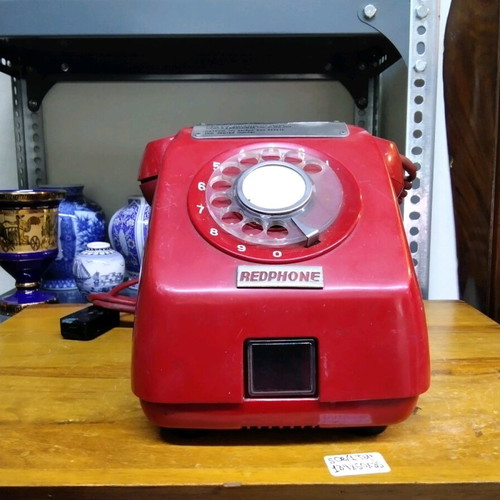 Redphone Tamura 674GR coin-operated phone 1972 used