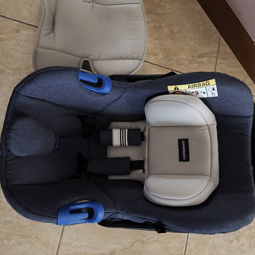 Foppapedretti stroller with reversible seat, port-bebe and car seat 0-13kg used
