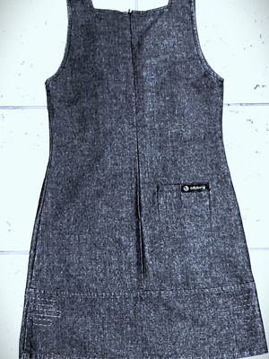 Billabong jean dress like new, sleeveless, blue, size M