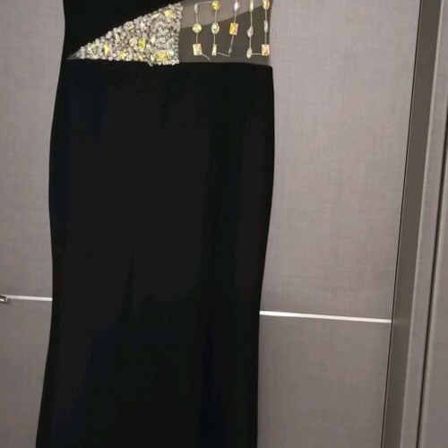 Long dress new, black, size L