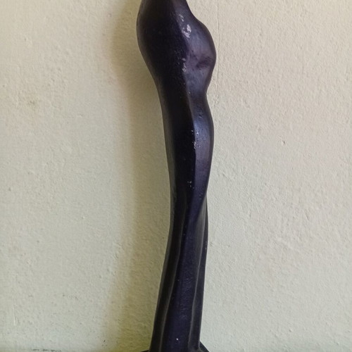 Sculpture "Motherhood" cast iron 37 cm used