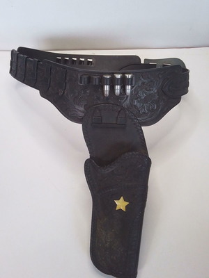 Vintage Colt Cowboy Ideal J.G Schrodel gun holster belt used