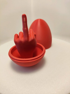 Φάρσα πασχαλινό αυγό καινούργιο 3d printed, ύψος 8 εκατοστά