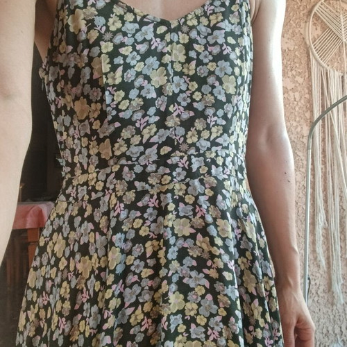 Floral dress like new, made in Spain, very fresh and comfortable