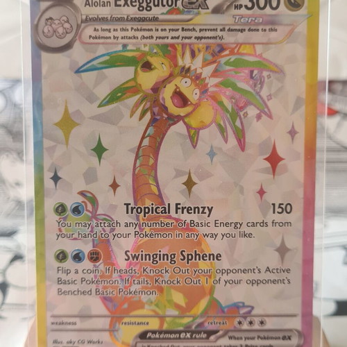 Alolan Exeggutor EX 225/191 Surging Sparks Holo Ultra Rare new